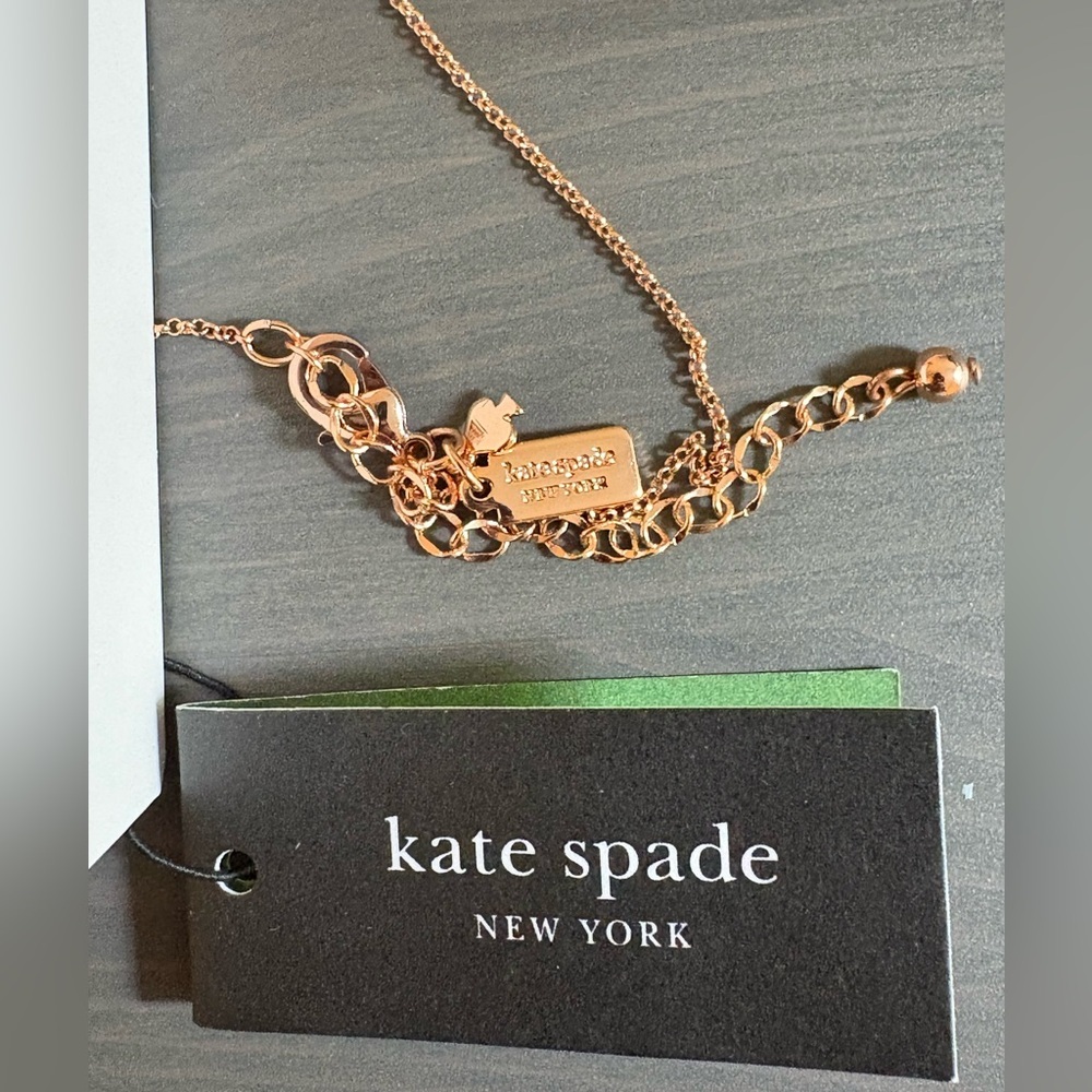 Kate Spade Flying Pig Jewelry Set Necklace Earrings Bracelet Gift Bag Box NWT - Picture 5 of 7